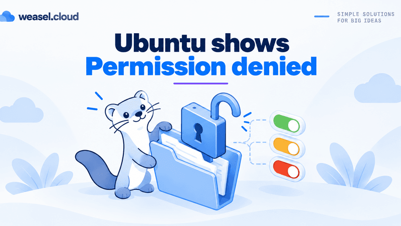 Ubuntu Permission denied - cover EN