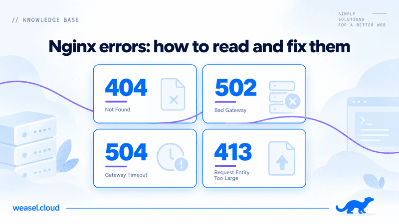 Nginx errors how to fix