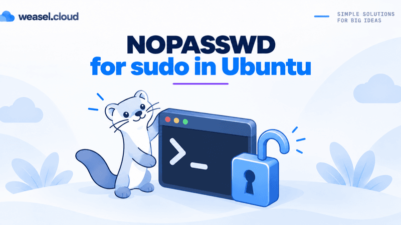 NOPASSWD for sudo in Ubuntu - cover EN