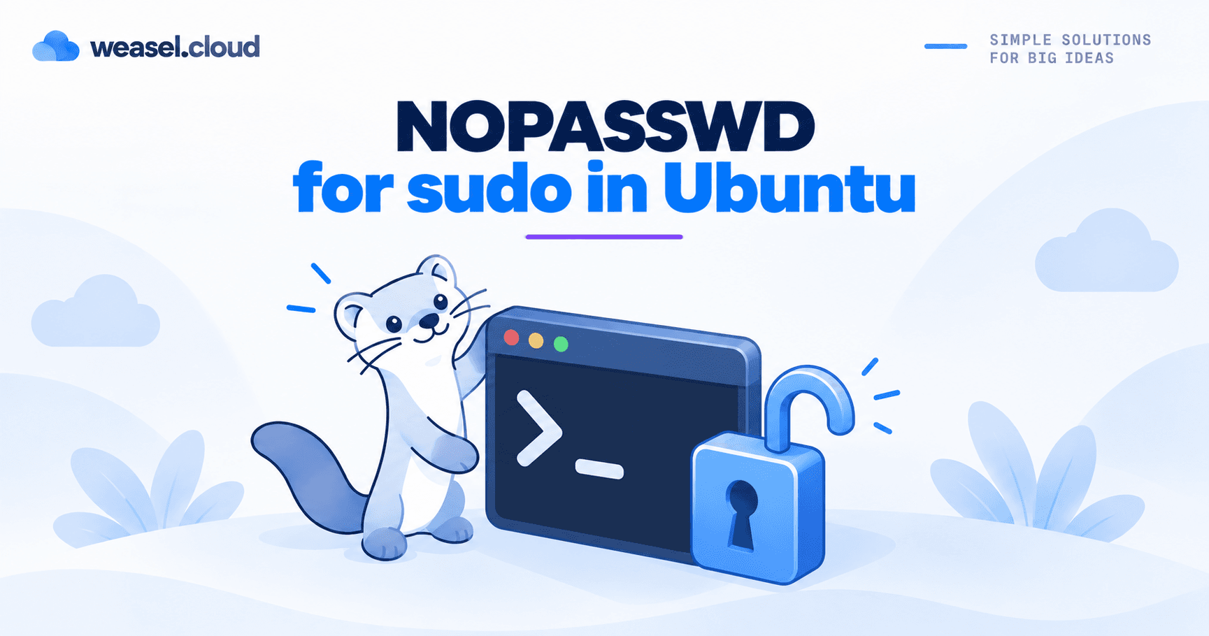 NOPASSWD for sudo in Ubuntu - cover EN