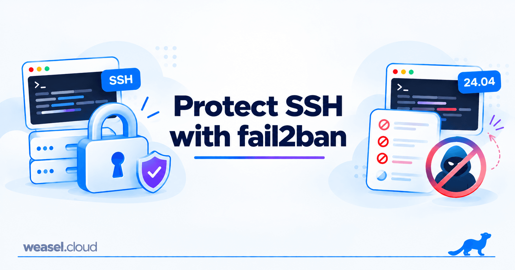 Article cover: protect SSH with fail2ban