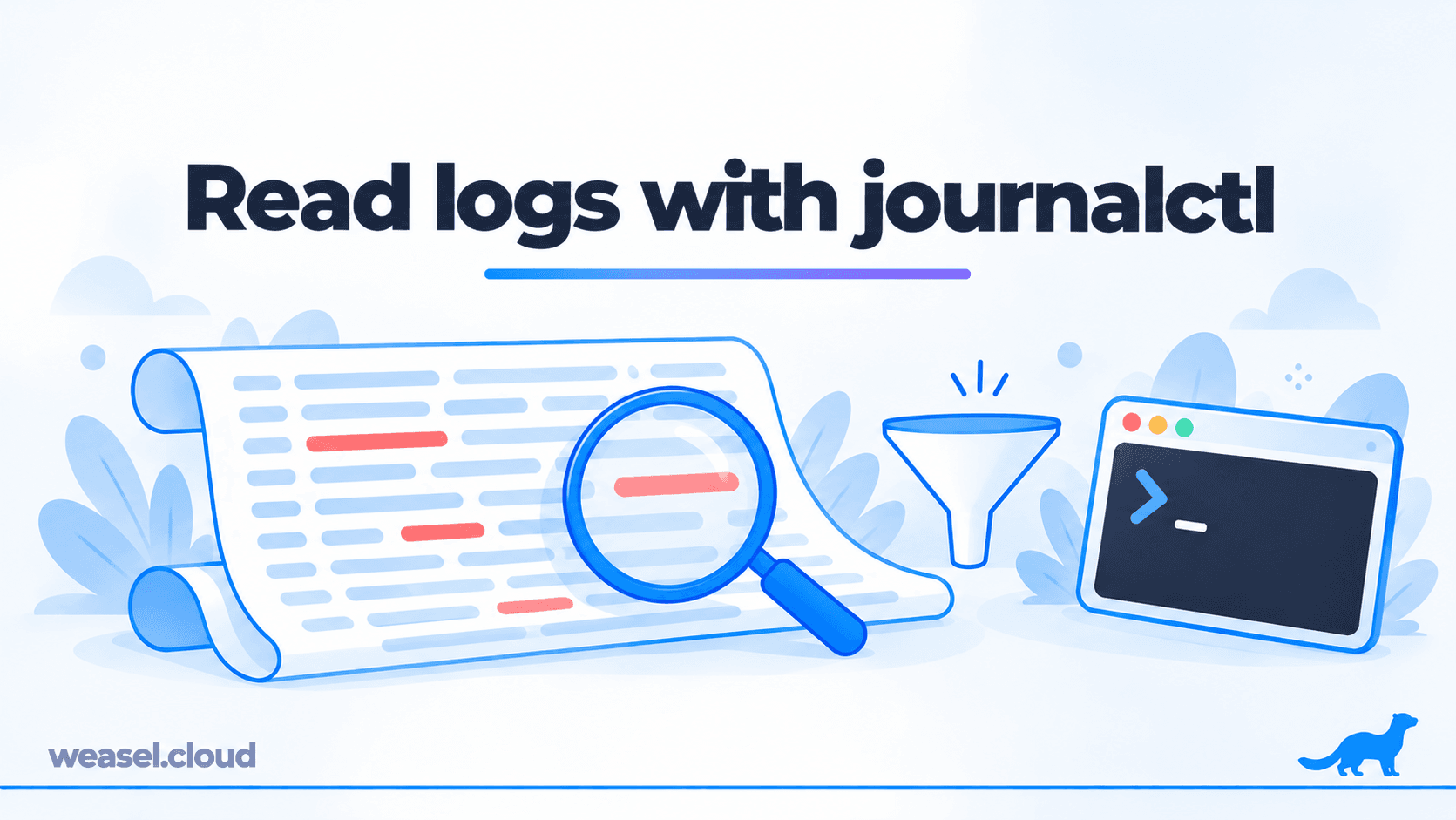 Article cover: how to read logs with journalctl