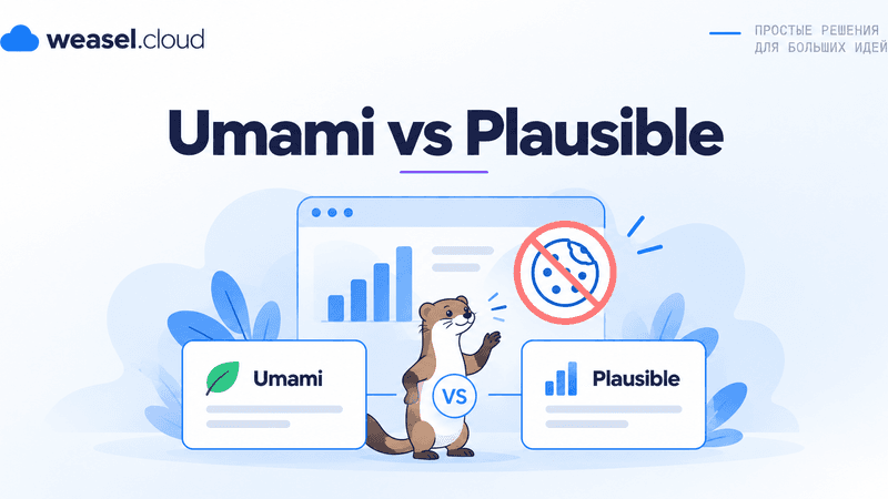 Обложка статьи Umami vs Plausible