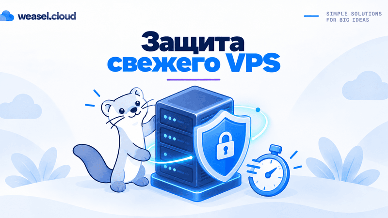 Защита свежего VPS - обложка RU