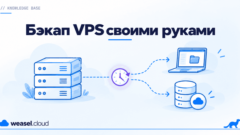 Обложка статьи: бэкап VPS своими руками